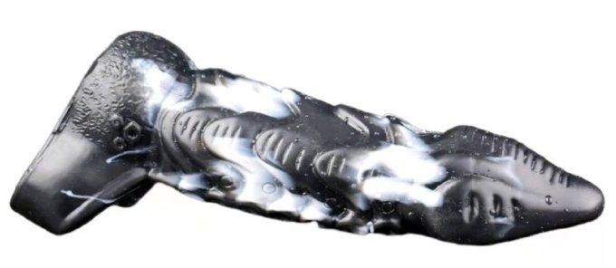Gaine de pénis Monster Frex18 x 5cm Noir-Blanc
