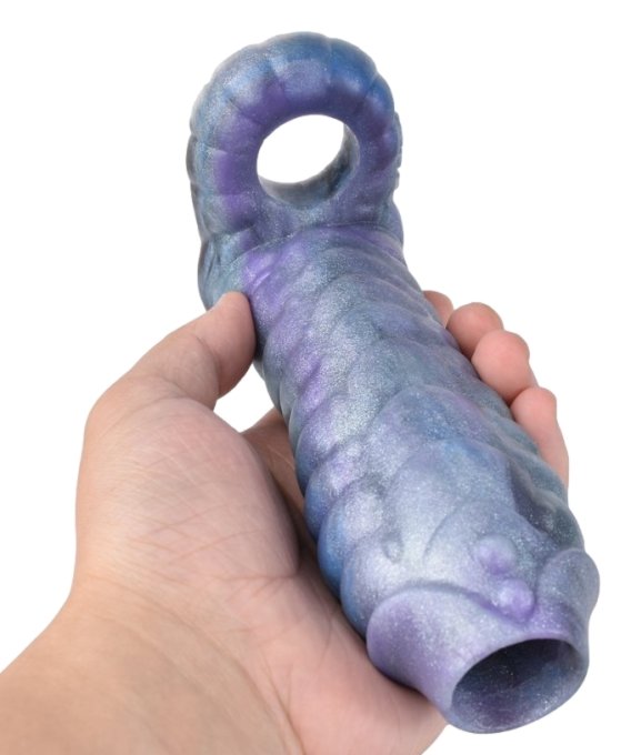Gaine de pénis Monster Snaq 13 x 5cm Bleue