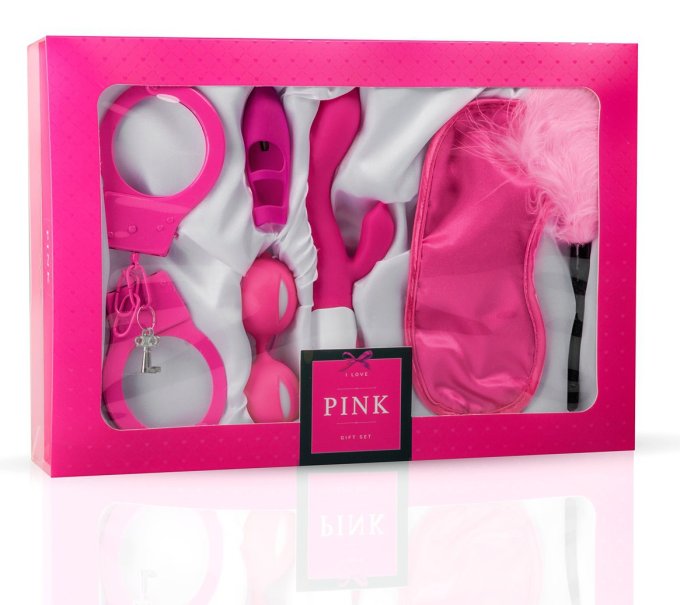 Box coquine I Love Pink Gift - 6 pièces
