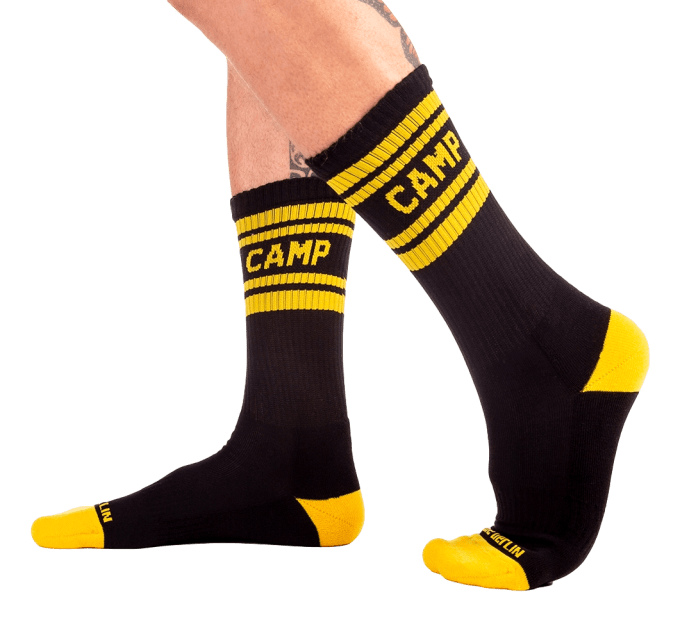Chaussettes Camp Socks Noir-Jaune
