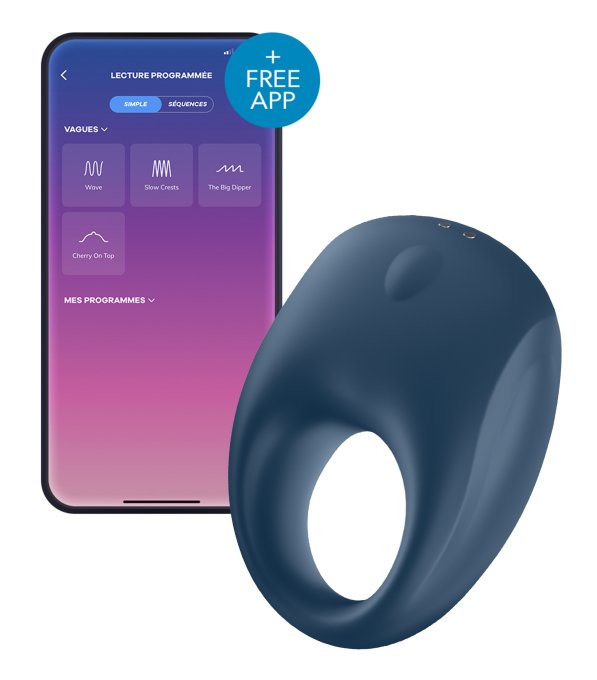 Cockring vibrant connecté Strong One Satisfyer