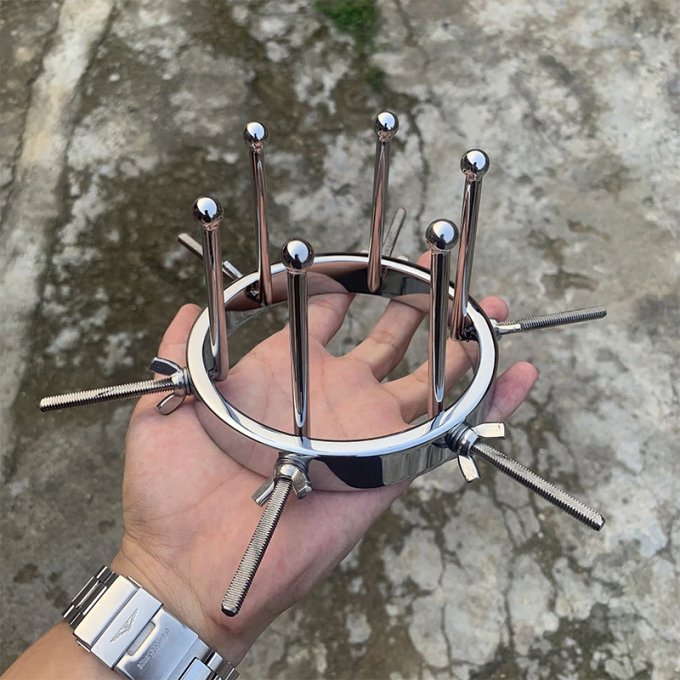 Écarteur anal en métal 9.5cm
