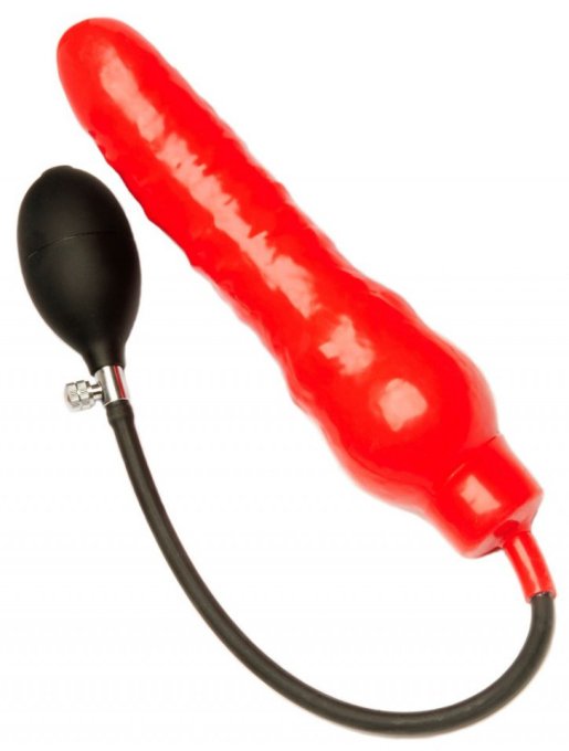 Gode gonflable rouge 16 x 4.5cm