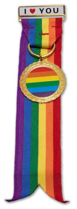 Médaille Rainbow avec Ruban