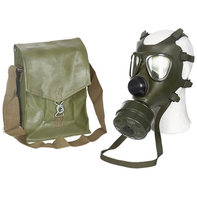 Masque à gaz MP74 avec filtre et sac