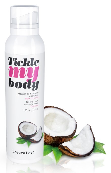 Mousse de massage crépitante Tickel My Body Noix de Coco 150ml
