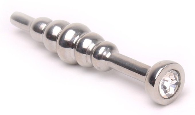 Plug bijou d'urètre Ball Dipstick Transparent 6cm | 12mm