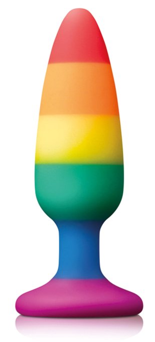 Plug en silicone Rainbow 12 x 3.8 cm