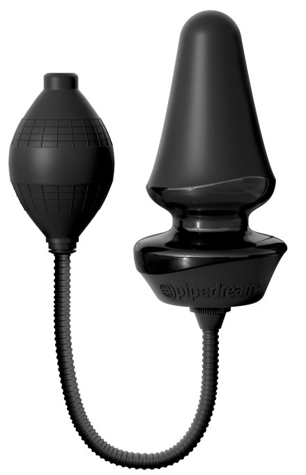 Plug Gonflable Silicone 9.5 x 5.5 cm Noir