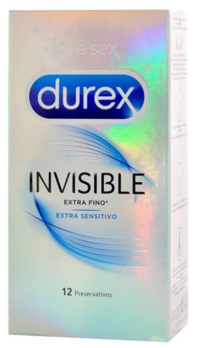 Préservatifs fins Invisible Durex x12