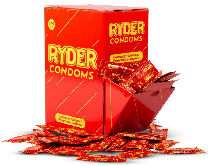 Préservatifs Latex Ryder x144